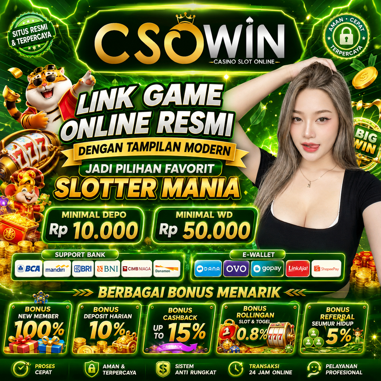 CSOWIN â€“ Link Game Online Resmi dengan Tampilan Modern, Jadi Pilihan Favorit Slotter Mania